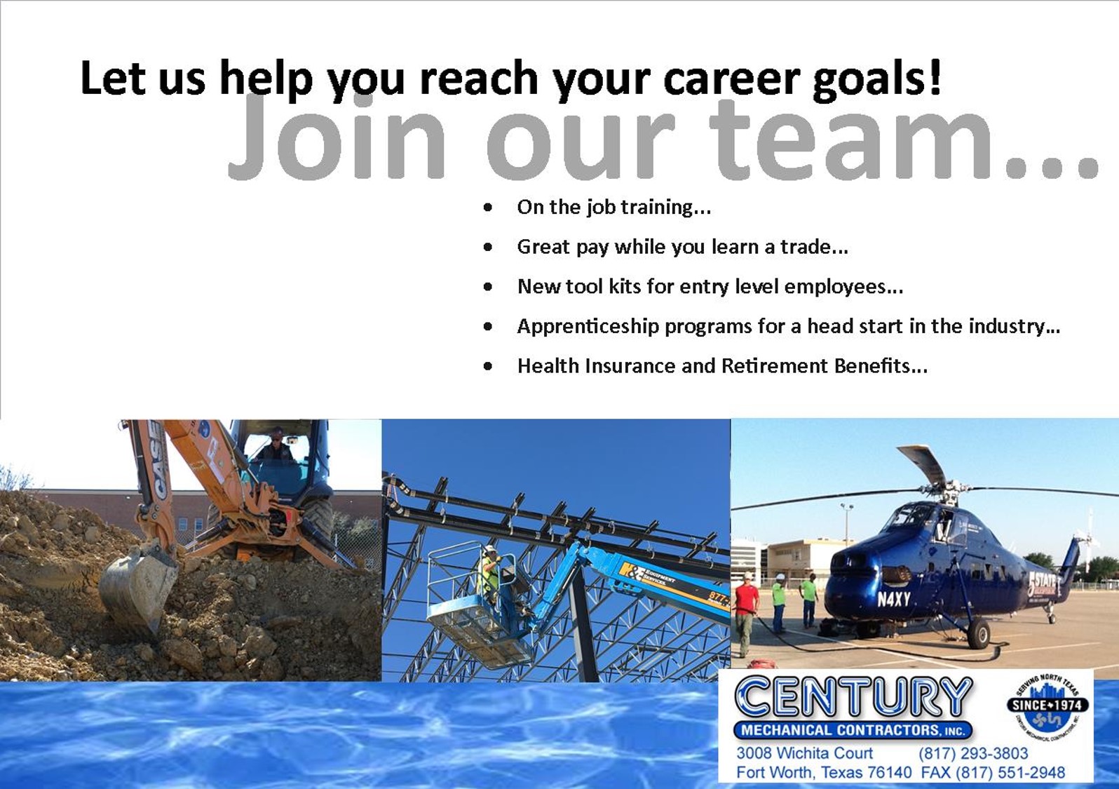 HIRING - JOURNEYMAN &amp; APPRENTICE PLUMBERS